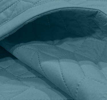 LABHAM® Azure King Size Bedcover Set - 300GSM Quilted, (90"x108") Super Soft, Durable, Easy Care, Bedspread with 2 Pillow Covers & Storage Bag (Jean Blue)