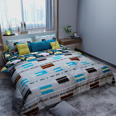 Crystal 140GSM Glance Cotton Double Bed Comforter