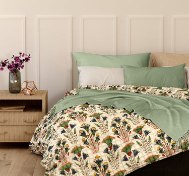 Waffle x Voil King Size Hand Made Pure Cotton AC Comforter