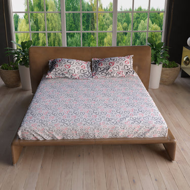 ForeverLove - 220TC Pure Cotton Printed Bedsheet Set