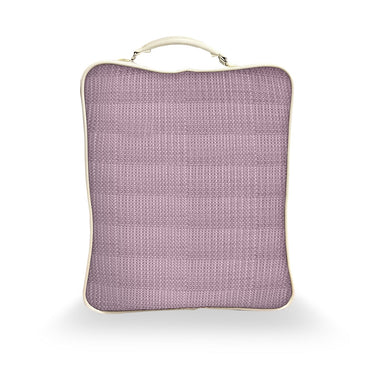 Eternia - 350 GSM Knitted Cotton Double Bed Bedcover (Lilac)
