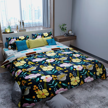 Crystal 140GSM Glance Cotton Double Bed Comforter