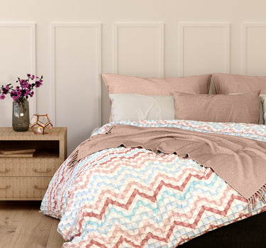 Waffle x Voil King Size Hand Made Pure Cotton AC Comforter