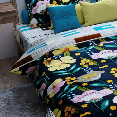 Crystal 140GSM Glance Cotton Double Bed Comforter