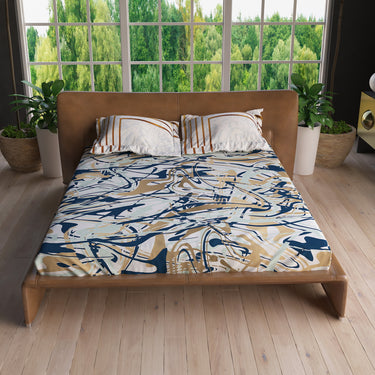 Essenstial - 180TC Digital Printed Double Bed BedSheet Set