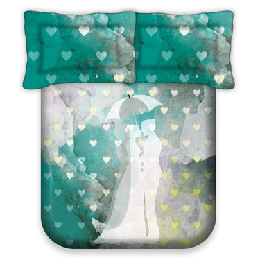 ForeverLove - 220TC Pure Cotton Printed Bedsheet Set