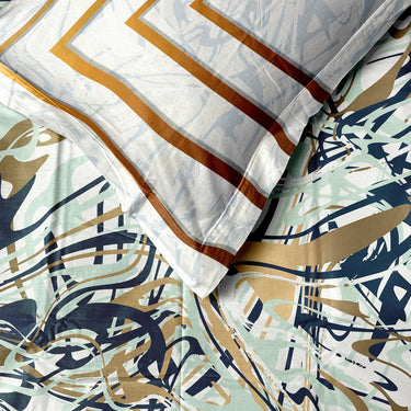 Essenstial - 180TC Digital Printed Double Bed BedSheet Set