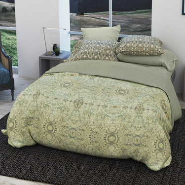Eden Garden - 200TC King Size Pure Cotton Digital Printed BedSheet