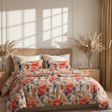 Bedsheet Set With 2 Matching Pillow Covers - King Size