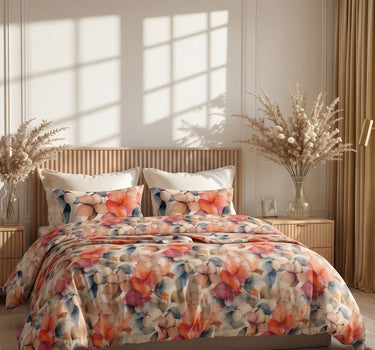 Flora Fauna 200TC Natura Soft Bedsheet Set With 2 Matching Pillow Covers - King Size