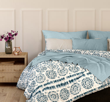 Waffle x Voil King Size Hand Made Pure Cotton AC Comforter