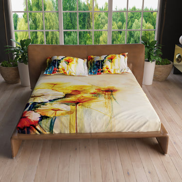 Essenstial - 180TC Digital Printed Double Bed BedSheet Set