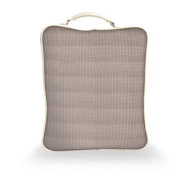 Ornate- King Knitted Cotton BedCover Set (Chocolate Brown)