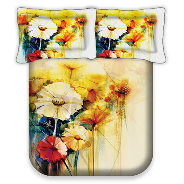 Essenstial - 180TC Digital Printed Double Bed BedSheet Set