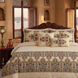 Bedsheet Set With 2 Matching Pillow Covers - King Size