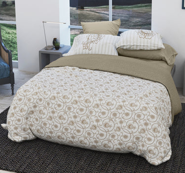 Eden Garden - 200TC King Size Pure Cotton Digital Printed BedSheet