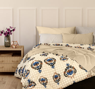 Waffle x Voil King Size Hand Made Pure Cotton AC Comforter