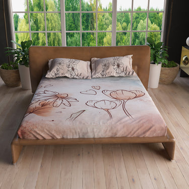 Essenstial - 180TC Digital Printed Double Bed BedSheet Set