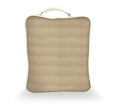 Ornate- King Knitted Cotton BedCover Set (Beige)