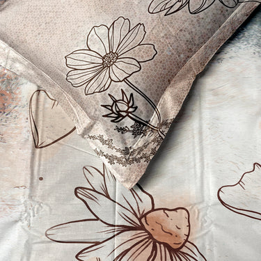 Essenstial - 180TC Digital Printed Double Bed BedSheet Set