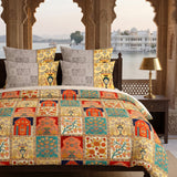 Bedsheet Set With 2 Matching Pillow Covers - King Size