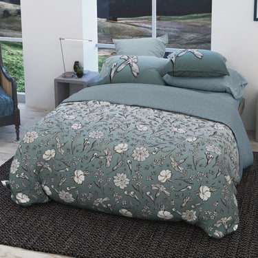 Eden Garden - 200TC King Size Pure Cotton Digital Printed BedSheet