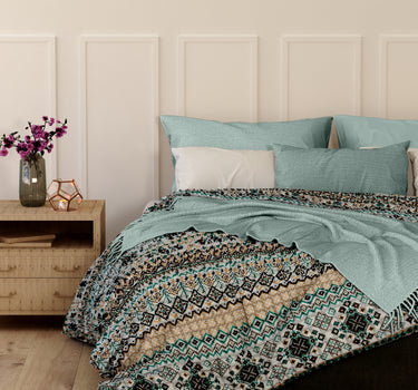 Waffle x Voil King Size Hand Made Pure Cotton AC Comforter
