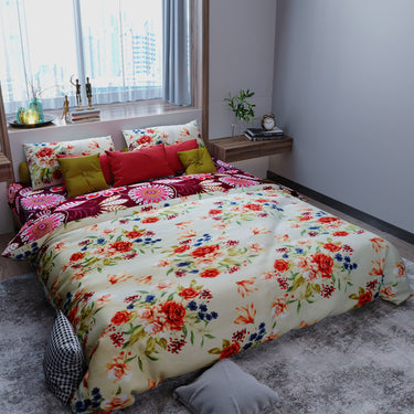 Crystal 140GSM Glance Cotton Double Bed Comforter