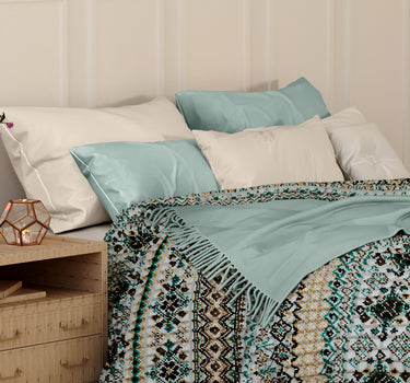Waffle x Voil King Size Hand Made Pure Cotton AC Comforter