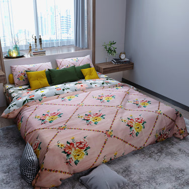Crystal 140GSM Glance Cotton Double Bed Comforter