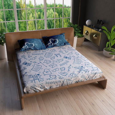 ForeverLove - 220TC Pure Cotton Printed Bedsheet Set