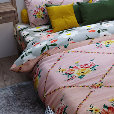 Crystal 140GSM Glance Cotton Double Bed Comforter