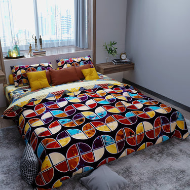 Crystal 140GSM Glance Cotton Double Bed Comforter