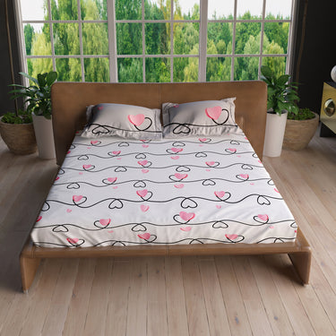 ForeverLove - 220TC Pure Cotton Printed Bedsheet Set