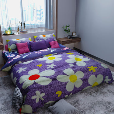 Crystal 140GSM Glance Cotton Double Bed Comforter