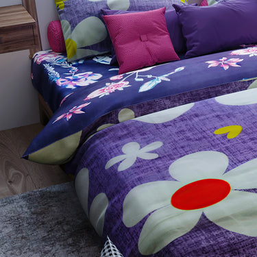 Crystal 140GSM Glance Cotton Double Bed Comforter
