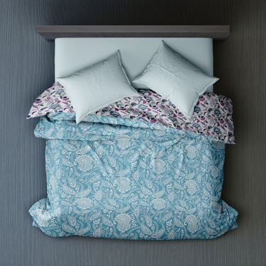 Emerald  150GSM Cambric Cotton Reversible Dohar (Double Bed)