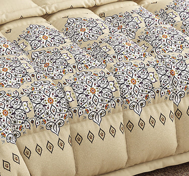 LABHAM Rangriti 180TC 4Pc King Size Bedding Set - 100% Mercerized Cotton, Super Soft with All Season Comfort (Persian Grey)