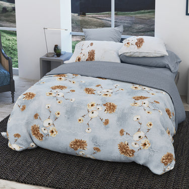 Eden Garden - 200TC King Size Pure Cotton Digital Printed BedSheet