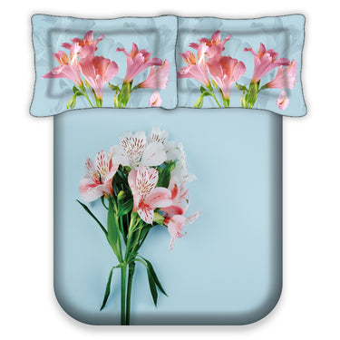 Carnation 200TC Digital Printed Bedsheet Set