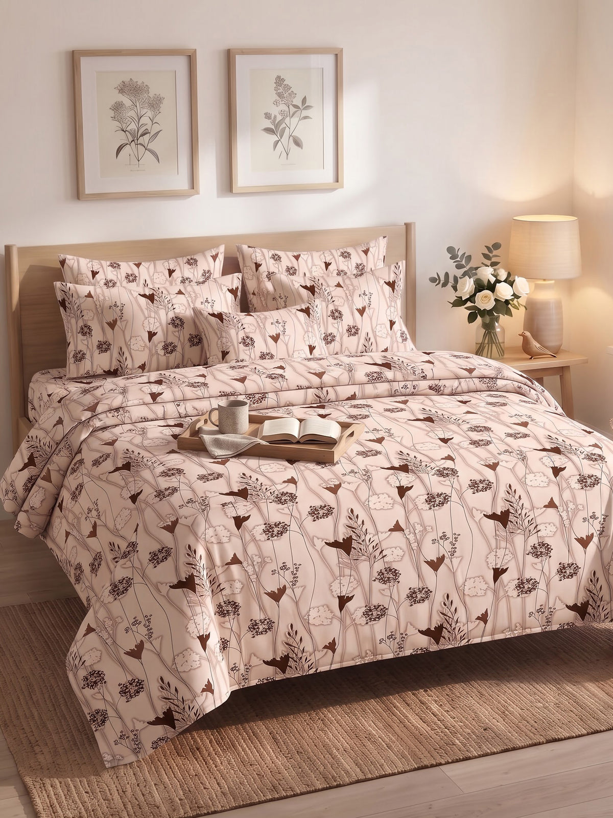 Everyday Dohar Set 180TC Printed 100% Cotton - King Size