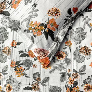 Essenstial - 180TC Digital Printed Double Bed BedSheet Set