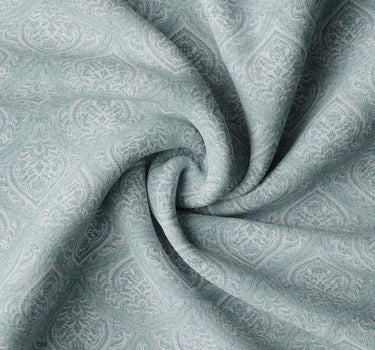 LABHAM Everyday 180TC 4Pc King Size Bedding Set - 100% Cotton, Super Soft with All Season Comfort (Paisley Motifs - Cyan)