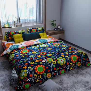 Crystal 140GSM Glance Cotton Double Bed Comforter