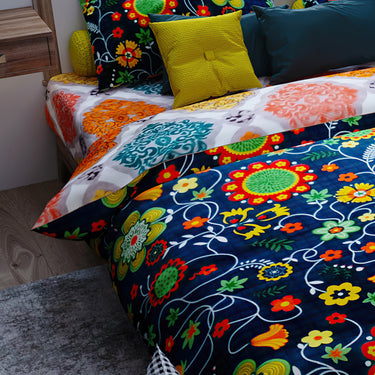 Crystal 140GSM Glance Cotton Double Bed Comforter