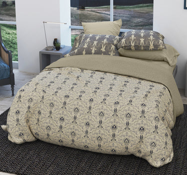 Eden Garden - 200TC King Size Pure Cotton Digital Printed BedSheet