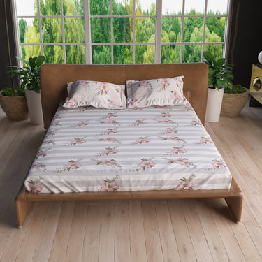 Essenstial - 180TC Digital Printed Double Bed BedSheet Set