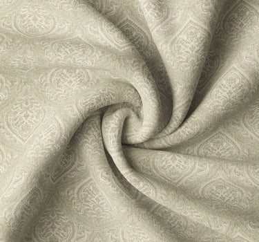 LABHAM Everyday 180TC 4Pc King Size Bedding Set - 100% Cotton, Super Soft with All Season Comfort (Paisley Motifs - Oyster)