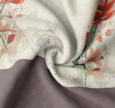 LABHAM Rangriti 180TC 4Pc King Size Bedding Set - 100% Mercerized Cotton, Super Soft with All Season Comfort (Lily Pink)