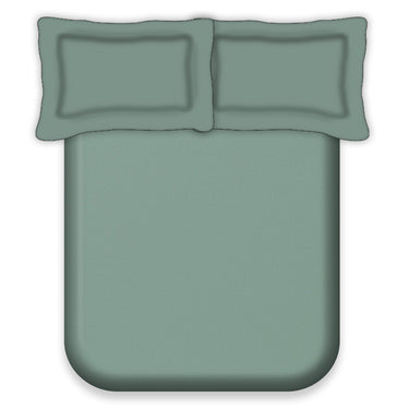600TC- 100% Pure Cotton Solid Bedsheet Set(Teal)